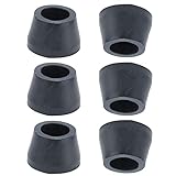 6Pcs Air Compressor Rubber Feet Round Rubber Foot Pad Shock Absorber Air Pump Accessories with Good Shock Absorber Effect