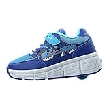 Kids Roller Shoes Boy Girl Sneakers with Wheels Become Sport Sneaker