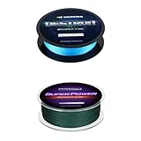 KastKing Superpower & Destron Braided Fishing Line, Highly Abrasion Resistant, Improved Knot Strength, Ultra-Thin Diameter Superline, Zero Stretch & Memory, CFT “Color Fast Technology”, 75% Thinner T