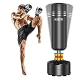 Dripex Freestanding Punching Bag 69''- 182lb Heavy Boxing Bag with Stand for Adult Youth - Men StandingBoxing Bags for Home Gym