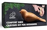 BeaverCraft Wood Carving Kit Comfort Bird DIY Kits for Adults & Teens Whittling Knife Kit for Beginners Kids Hobbies Adult Craft Kits - Wood Carving Knife Set, Book Project Carve Hobby - Woodworking