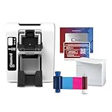 Bodno Magicard Pronto 100 ID Card Printer & Complete Supplies Package ID Software - Bronze Edition