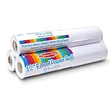 Melissa & Doug Tabletop Easel Paper Roll (12 inches x 75 feet), 3-Pack - Kids Drawing Paper, Art Paper For Kids, Paper For Kids Easel