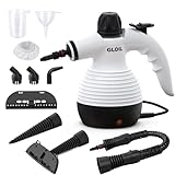 GLOIL Handheld Steam Cleaner, Steamer for Cleaning, Multipurpose Portable Steam Cleaners for Home Use with Safety Lock and 10 Accessory Kit to Remove Grime, Grease, and More, Save Time and Effort