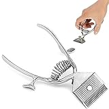 Dog Scissors - Kit Pet Hair Trimmer Shaver Razor Grooming Manual Clipper - Shears Coats Cutting Round Thick Poodle Hair Scissors Dogs Straight Face Large Grooming German Curve Sharpener S
