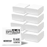 Rage Fitness Gym Chalk, Magnesium Carbonate Athletic Chalk for Excellent Grip, Gym Workout Grip Chalk, Weightlifting, Gymnastics