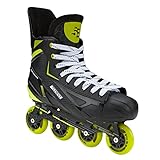 5th Element Enforcer Inline Roller Hockey Skates for Men-Indoor and Outdoor Use-(9.0)