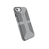 Speck Products CandyShell Grip iPhone SE (2022) Case| iPhone SE (2020)| iPhone 8| iPhone 7 - Pebble Grey/Slate Grey