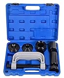DHA Heavy Duty Ball Joint Press & U Joint Removal Tool Kit with 4x4 Adapters, Ball Joint Press Removal Tool Kit for 2WD 4WD Car Light Truck, Ball Joint C-Frame Press Remover Installer Service Tool Set