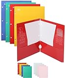 Mr. Pen- Pocket Folders, 4 Pocket, 4 Pack, Vibrant Colors, Folders with Pockets 3 Hole Punched, Folders, Folders for School, Folders with Pockets, Binder Folders, Pocket Folders for 3 Ring Binder.