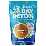 Skinny Boost Evening Detox Tea-14 Tea Bags Total, Supports Detox and Cleanse, Reduce Bloating, 100% All Natural, Vegan, Non GMO