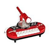 Zokugar Piano Learning Toy DJ Keyboard for Age 1 2 3 4 5 Year Old Kids Birthday Gift Toddlers Piano Music Toy Instruments with Microphone