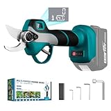 ZUYIYI Cordless Electric Pruning Shears for Makita 18V Battery, Brushless Electric Pruner Tree Branch Cutter 1.2“ (30mm) Cutting Diameter w/LED Display Replacement Blade Set (Battery NOT included)