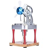 Sunnytech Hot Air Stirling Engine Motor Steam Heat Education Model Toy Kit M16-CF