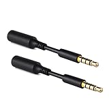 2 Pack Headphone Jack Adapter Android Phone Ultra Slim Audio Extender Replacement for Life Proof 3.5 mm Short Extension Cable AUX Skinny Dongle Compatible with Lifeproof