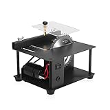 Weytoll 110-240V Multi-Functional Table Saw Mini Desktop Saw Cutter Electric Cutting Machine with Saw Blade Adjustable-Speed 35MM Cutting Depth for Wood Plastic Acrylic Cutting
