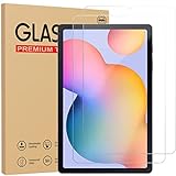 Gerutek [2-Pack Screen Protector for Samsung Galaxy tab S6 lite 10.4' 2022/2020, [Ultra Clear] [Anti Scratch] [9H Hardness] [Bubble-Free] Tempered Glass Film for Samsung tab S6 Lite