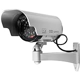 Trademark Home 72-HH659 Security Camera Decoy with Blinking LED and Adjustable Mount , Gray