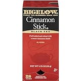 Bigelow Tea Cinnamon Stick Tea, Black, 28 Count (Pack of 1) (10343)