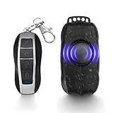 Upgraded Bike Alarm with Remote USB Rechargeable Waterproof Anti-Theft Vibration Motion Sensor Alarm Bicycle Electric Scooter Motorcycle Alarm Super Loud Sound 110dB