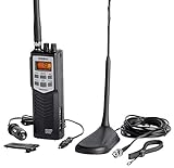 Uniden PRO501TK Pro-Series 40-Channel Portable Handheld CB Radio, Two-Way Emergency Radio, includes High-Gain Magnet Mount Antenna, Auto Noise Limiter, NOAA Weather, and Full Channel Scan