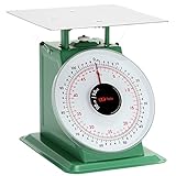 Tada 110-LBS Heavy Duty Portion-Control Mechanical Kitchen and Food Scale Industrial Dial Scale with Stainless Steel Platform