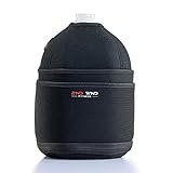 2ND WND FITNESS 1 Gallon Neoprene Insulating Sleeve with Storage Pockets (Jug Not Included) (Midnight Black)