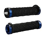 ODI X-Treme Lock-On ATV Hand Grips - Black/Blue Clamps/One Size