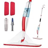 Mops for Floor Cleaning Wet Spray Mop with 14 oz Refillable Bottle and 2 Washable Microfiber Pads Home or Commercial Use Dry Wet Flat Mop for Hardwood Laminate Wood Ceramic
