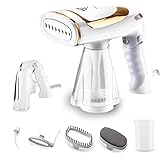 Steamer for Clothes, 1600W High-Power Handheld Steam, Portable Foldable Travel Garment Steamer, Three Speeds Adjustment Garment Steamers with Detachable 250ml Water Tank, Fast Heat Up in 20s