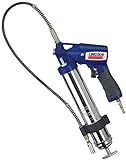 Lincoln 1162 Fully Automatic Heavy Duty Pneumatic Grease Gun, Air-Operated, Variable Speed Trigger, 30 Inch High-Pressure Hose, Combination Filler Coupler/Air Bleeder Valve