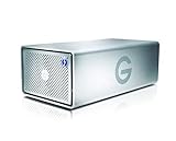 G-Technology 24TB G-Raid with Thunderbolt 3, USB-C (USB 3.1 Gen 2), and HDMI,-Removable Dual-Drive Storage System, Silver – 0G05768-1
