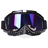 Motocross Goggles Motorcycle Goggles Grip For Helmet Dmeixs Anti UV Windproof Dustproof Anti Fog Glasses for ATV Off Road Racing with Cool Look Headwear Colorful Lens 2 in 1