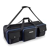 YOREPEK Tripod Carrying Case Bag with 2 Protective Padding, 30.5' Large Photo Studio Equipment Case for Light Stand, Monopods, Speaker Stands, Boom Stands, Camcorder, Mic Stands, Travel