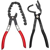 Exhaust Pipe Cutter Tool and Hanger Removal Pliers - Effortlessly Cut and Disassemble Exhaust Pipes - Perfect for Auto Repair
