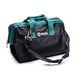 SATA 13-Inch Portable Tool Bag with Waterproof Construction and Multiple Interior and Exterior Pockets, Tool Storage and Organizer - ST95181