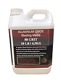 Aluminum Oxide - 10 LBS - Medium to Fine Sand Blasting Abrasive Media for Blasting Cabinet or Blasting Guns. #80 GRIT