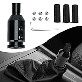Lecctso Shift Knob Adapter, Gear Shift Adapter, Aluminum Alloy M12x1.25 Automatic Shifter Adapter with Plastic Hose, Car Accessories Interior Compatible with Non-Threaded Gear Shifters