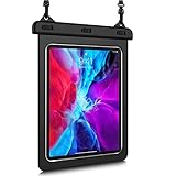 VHOPMORE Universal iPad Waterproof Case, Waterproof Dry Bag Pouch for iPad Pro 12.9' 6/5/4/3 iPad Pro 11' / 10.5', iPad Air 5/4 10.9' 2022/2020, Galaxy Tab S8/S7, Android Tablet Up to 12.9 inch