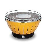 Lippert Odyssey Portable Grill - Compact and Versatile Charcoal Grill for Camping, Tailgating, and Outdoor Cooking - Lightweight and Durable Design with Large Cooking Surface - Amber