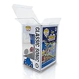 (10 Pack) EcoTEK Protectors Pop Protector Compatible with - 4' Inch Funko POP! Figures, Strong, Clear Pop Case, Acid Free