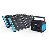 Geneverse Solar Generator For Homes: Portable Power Station Backup Battery & Solar Panel Power Generator. 1000W-2000W at 110V. Up To 7 Days of Emergency Power Supply. (1x2 (For 1-2 People Family))
