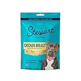 Stewart Freeze Dried Dog Treats, Chicken Breast, Grain Free & Gluten Free, 3 Ounce Resealable Pouch, Single Ingredient, Made in USA, Dog Training Treats