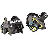Razor Heavy Duty Jetts Heel Wheels with Spark Pads, Skid Pads, and Hook and Loop Strap for Ages 6 or Older and Supports up to 176 pounds, Green