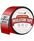 2 Inch Pipe Insulation Tape - Weather Resistant Water Pipe Wrap Tape - Outdoor Water Pipe Insulation Wrap, Insulation Tape for Water Pipes, Pipe Wrap Insulation, Foam Pipe Insulation (2 in x 11 ft)