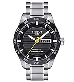 Mens Tissot PRS 516 Powermatic 80 316L Stainless Steel case with Ceramic Bezel Automatic Watch, Grey, Stainless Steel, 20 (T1004301105100)