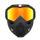PPGAREGO Paintball Mask Anti Fog | Airsoft Helmet And Mask Full Face | Tactical Mask for Men | Airsoft Goggles Ballistic Goggles Tactical Goggles | For Skiing Paintball Shooting Cycling Fishing (M003)
