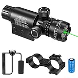 EZshoot Green Laser Sight Green Dot 532nm Scope with 20mm Picatinny Mount