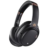 Lavales E600Pro Over-Ear Headphones Hybrid Active Noise Cancelling, Wireless Bluetooth Headphones, aptX HD & Low Latency, Hi-Res Audio, Deep Bass, 80H Playtime - Black