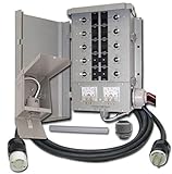 Connecticut Electric EGS107501G2KIT EmerGen EGS107501G2 Manual Transfer Switch Kit 30 Amp, 10-Circuit, 7500 Watts, For Portable Generator